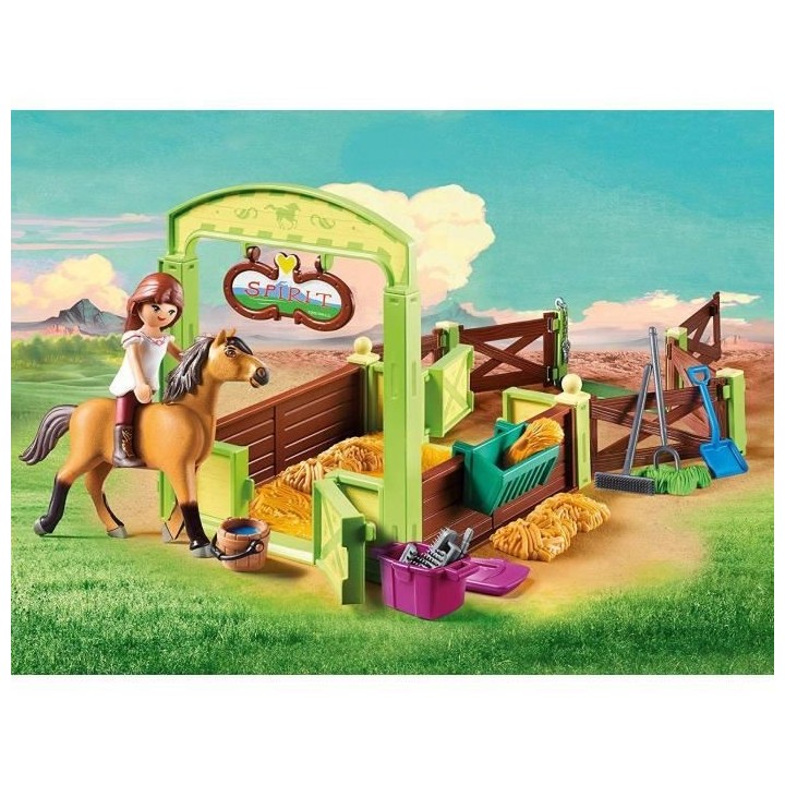 PLAYMOBIL 9478 - Spirit - Lucky et Spirit avec box