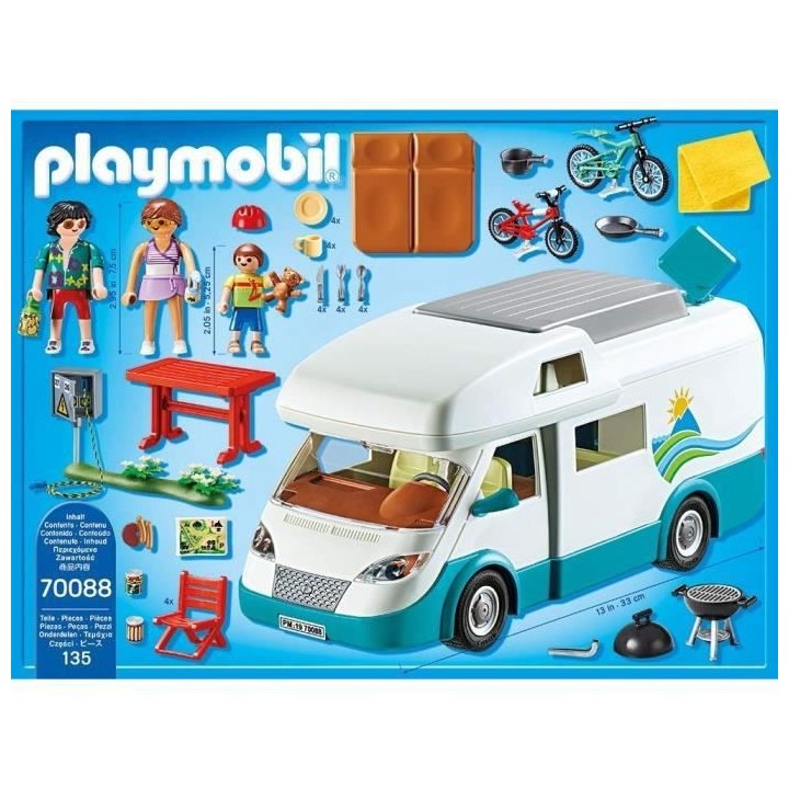 PLAYMOBIL 70088 - Family Fun - Famille et camping-car