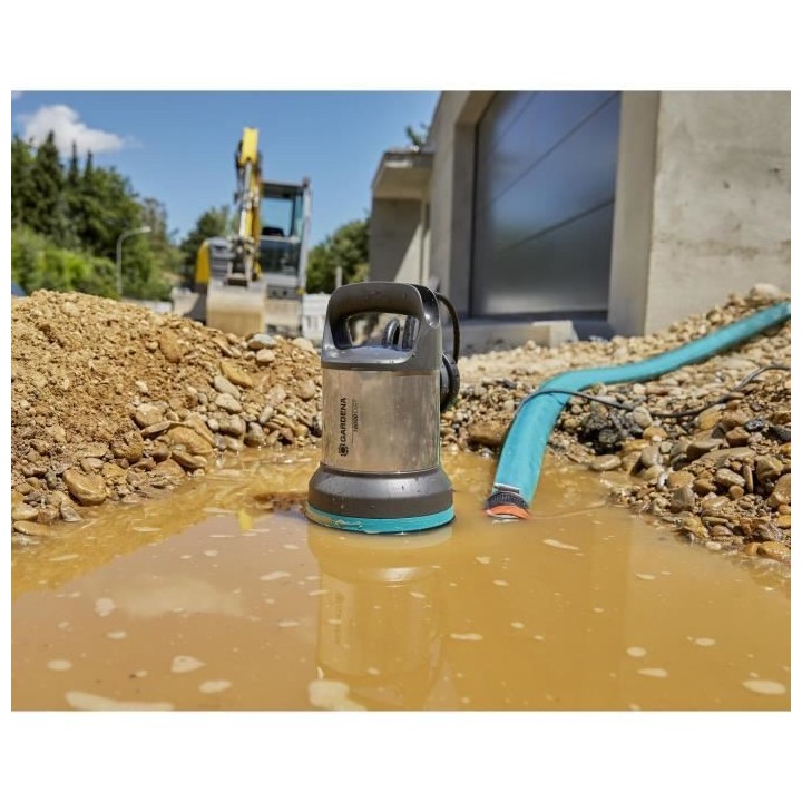 GARDENA Pompe d'évacuation eau chargée 16000 – 450W – Débit max