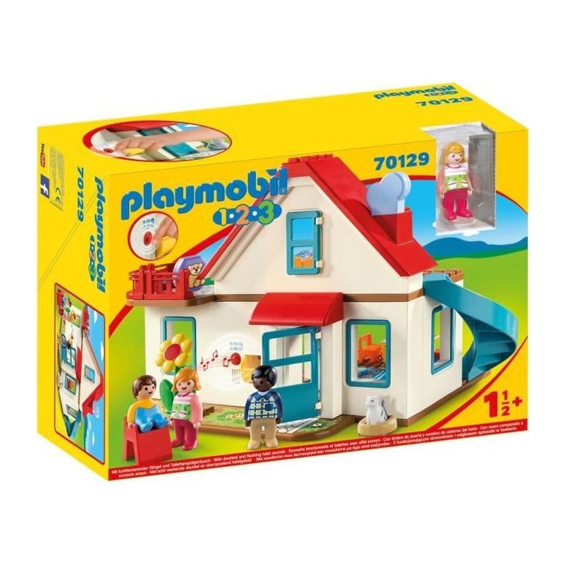 PLAYMOBIL - 70129 - PLAYMOBIL 1.2.3 - Maison familiale