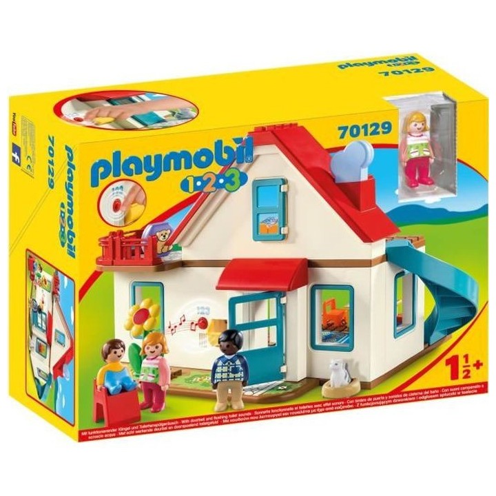 PLAYMOBIL - 70129 - PLAYMOBIL 1.2.3 - Maison familiale