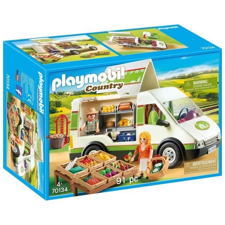 PLAYMOBIL - 70134 - Country La Ferme - Camion de marché
