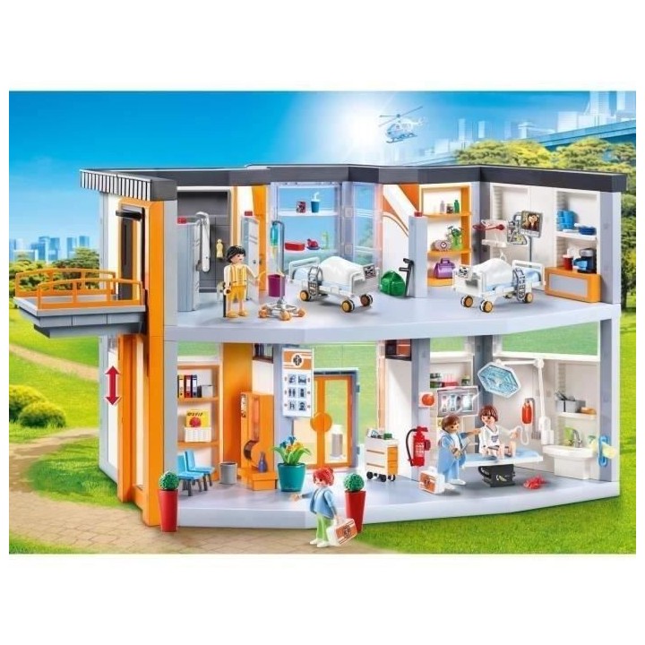 PLAYMOBIL 70190 - City Life - Hôpital aménagé