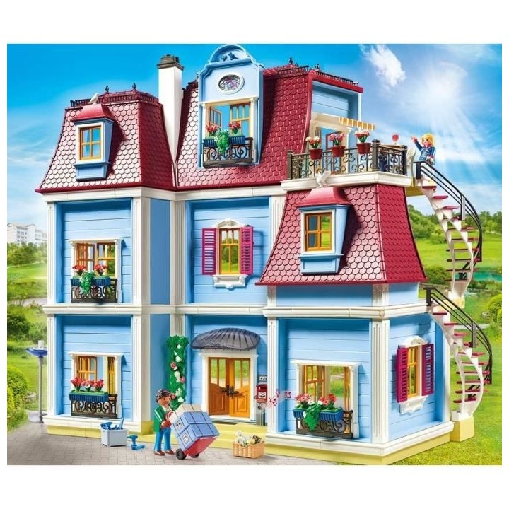 PLAYMOBIL - 70205 - Dollhouse La Maison Traditionnelle - Grande Maison
