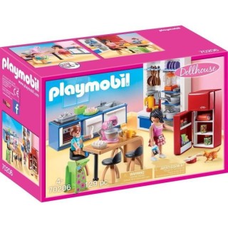 PLAYMOBIL - 70206 - Dollhouse La Maison Traditionnelle - Cuisine famil