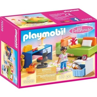 PLAYMOBIL - 70209 - Dollhouse La Maison Traditionnelle - Chambre d'enf