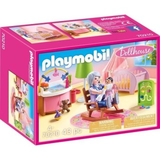 PLAYMOBIL - 70210 - Dollhouse La Maison Traditionnelle - Chambre de b