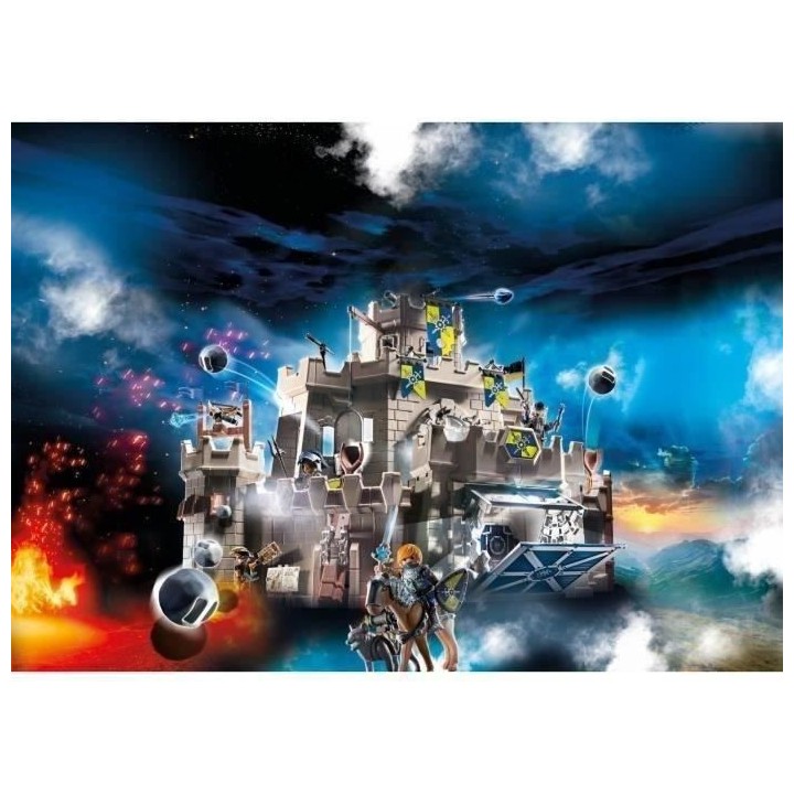 PLAYMOBIL - 70220 - Novelmore - Grand château des Chevaliers Novelmor