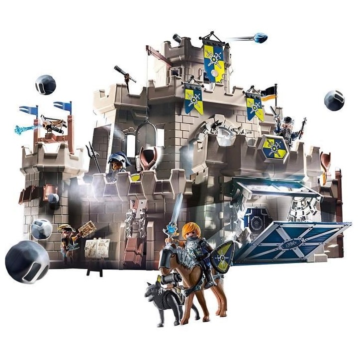 PLAYMOBIL - 70220 - Novelmore - Grand château des Chevaliers Novelmor