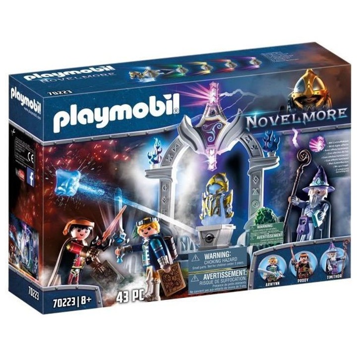 PLAYMOBIL - 70223 - Novelmore - Temple du temps