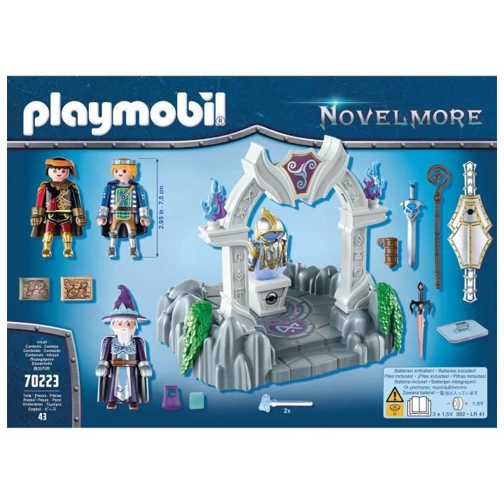 PLAYMOBIL - 70223 - Novelmore - Temple du temps