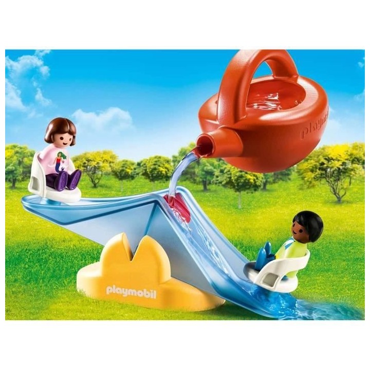 PLAYMOBIL 1.2.3 - 70269 - Balançoire aquatique avec arrosoir