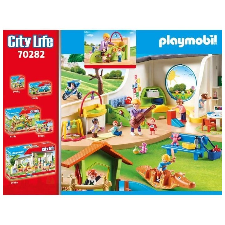 PLAYMOBIL - 70282 - Espace creche pour bébés