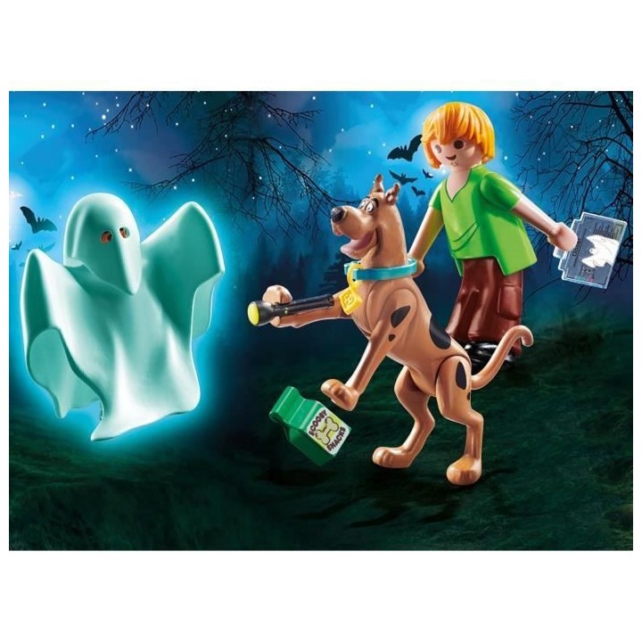 PLAYMOBIL 70287 - SCOOBY-DOO! Scooby & Sammy avec fantôme