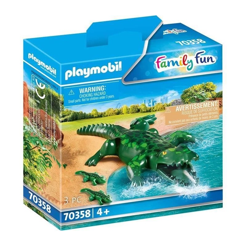 PLAYMOBIL - 70358 - Alligator avec ses petits