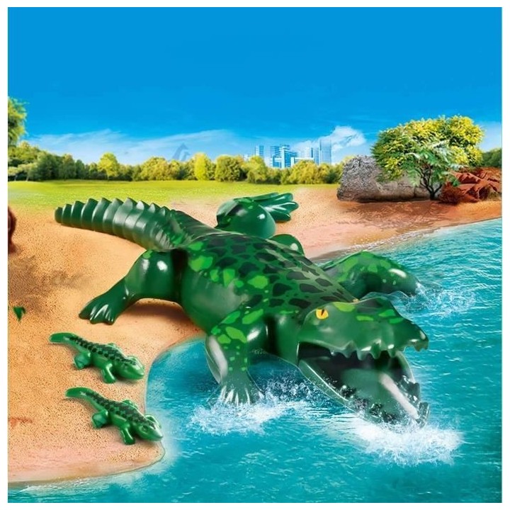 PLAYMOBIL - 70358 - Alligator avec ses petits