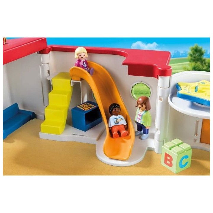 PLAYMOBIL - 70399 - PLAYMOBIL 1.2.3 - Garderie transportable