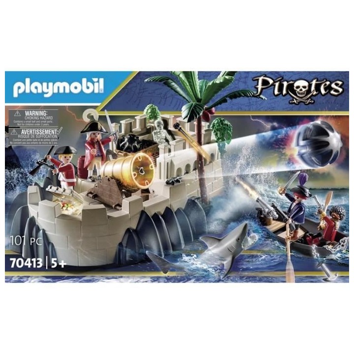 PLAYMOBIL 70413 - Les Pirates - Bastion des soldats