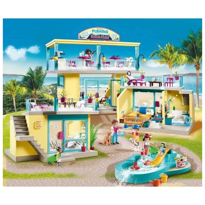 PLAYMOBIL - 70434 - PLAYMO Beach Hôtel