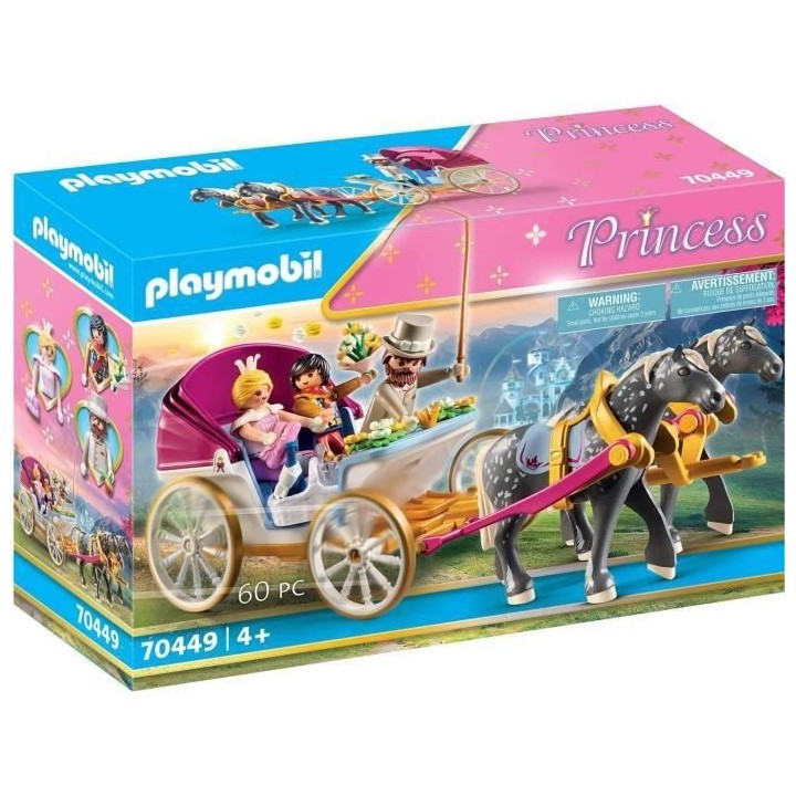PLAYMOBIL - 70449 - Caleche et couple royal