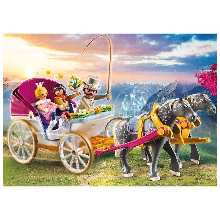 PLAYMOBIL - 70449 - Caleche et couple royal