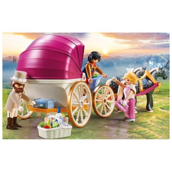 PLAYMOBIL - 70449 - Caleche et couple royal