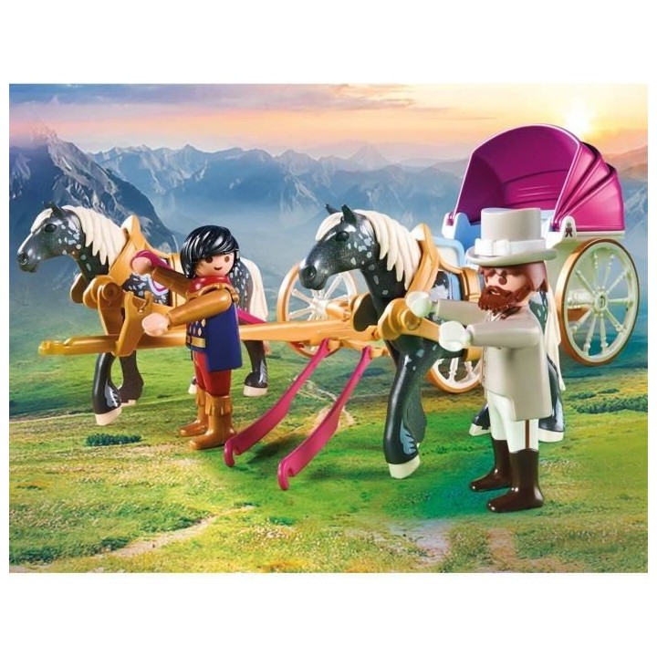 PLAYMOBIL - 70449 - Caleche et couple royal