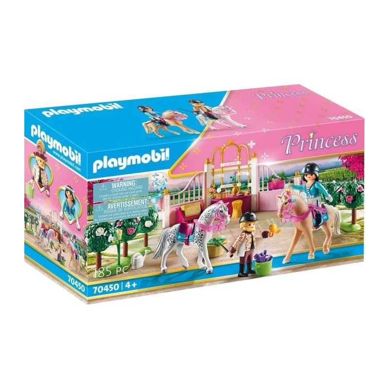 PLAYMOBIL - 70450 - Princesse avec chevaux et instructeur