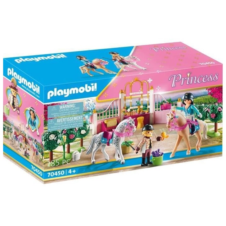 PLAYMOBIL - 70450 - Princesse avec chevaux et instructeur