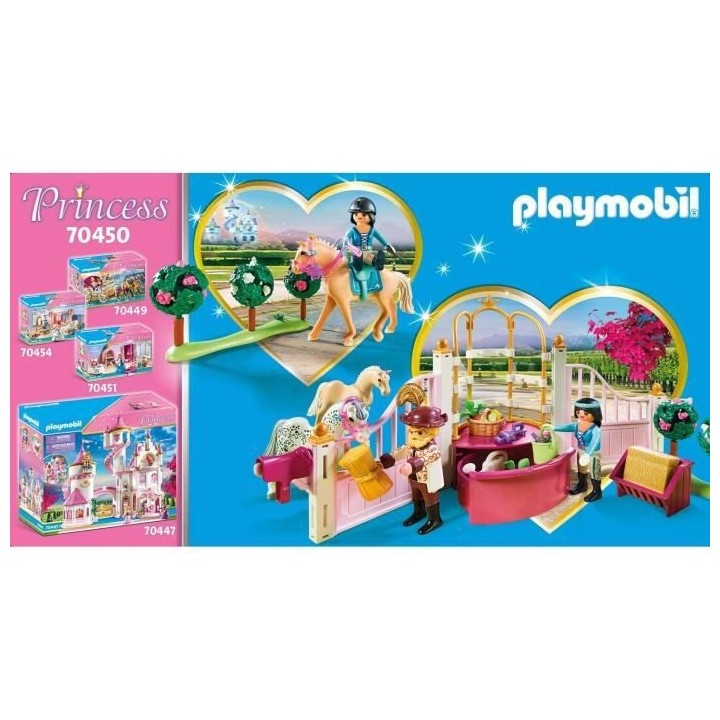 PLAYMOBIL - 70450 - Princesse avec chevaux et instructeur
