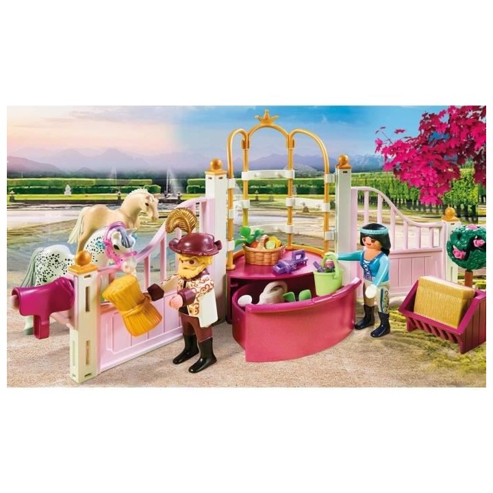 PLAYMOBIL - 70450 - Princesse avec chevaux et instructeur