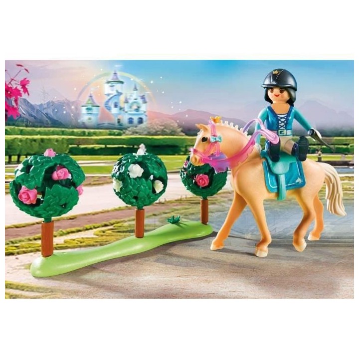 PLAYMOBIL - 70450 - Princesse avec chevaux et instructeur
