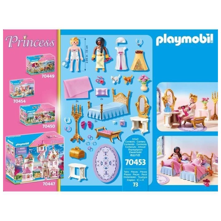 PLAYMOBIL - 70453 - Chambre de princesse avec coiffeuse