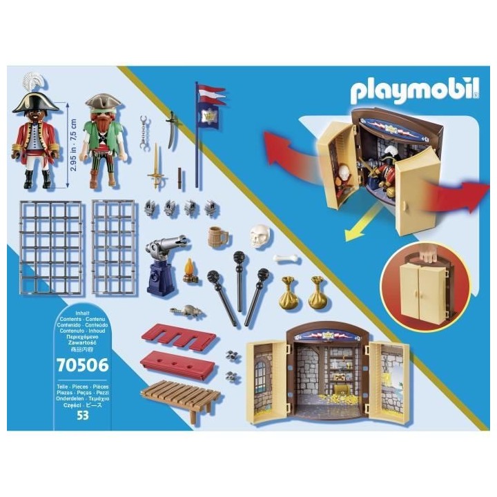PLAYMOBIL - 70506 - Play Box 'Pirate et soldat'