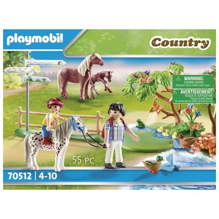 PLAYMOBIL - 70512 - Randonneurs et animaux