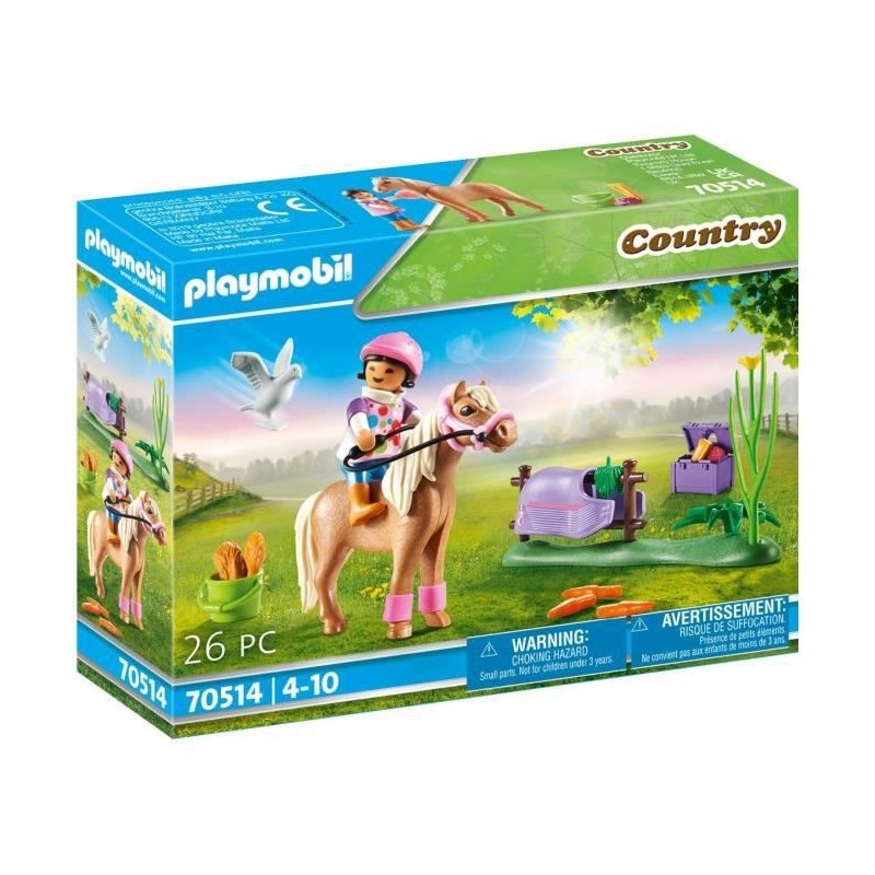 PLAYMOBIL - 70514 - Cavaliere et poney islandais