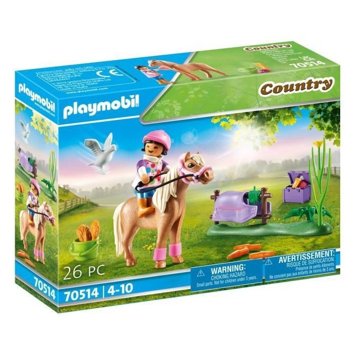 PLAYMOBIL - 70514 - Cavaliere et poney islandais