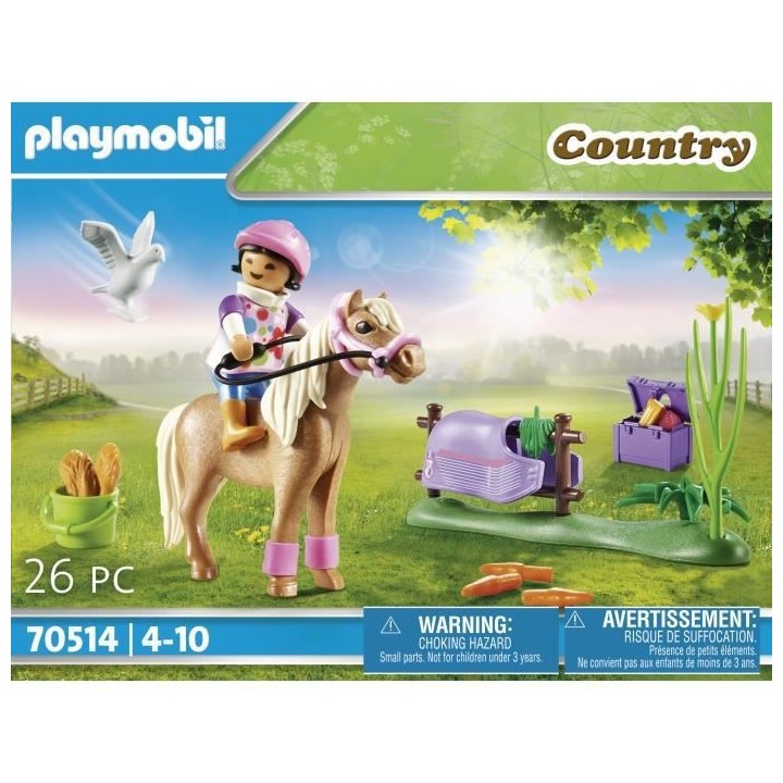 PLAYMOBIL - 70514 - Cavaliere et poney islandais