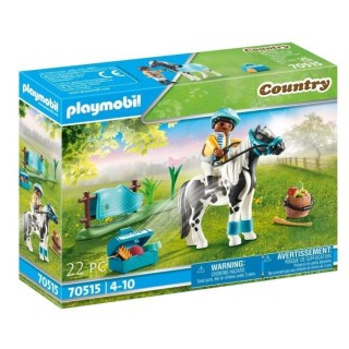 PLAYMOBIL - 70515 - Cavalier et poney Lewitzer