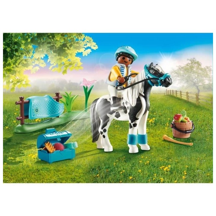 PLAYMOBIL - 70515 - Cavalier et poney Lewitzer