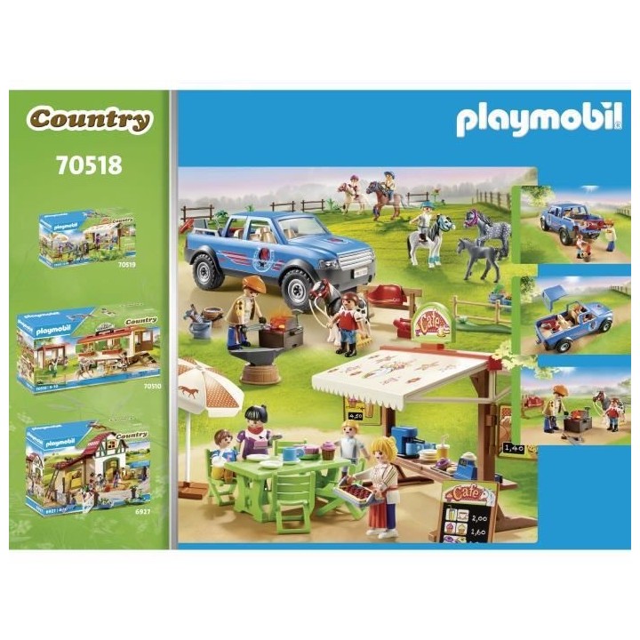 PLAYMOBIL - 70518 - Maréchal-ferrant et véhicule