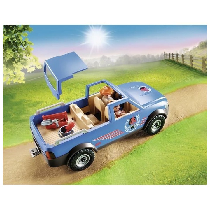 PLAYMOBIL - 70518 - Maréchal-ferrant et véhicule
