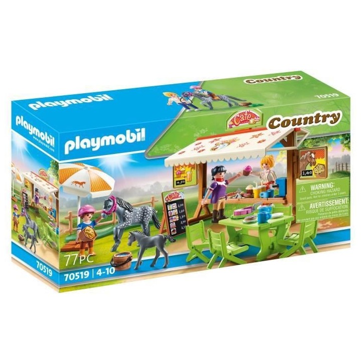 PLAYMOBIL - 70519 - Café du poney club