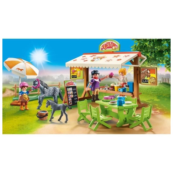 PLAYMOBIL - 70519 - Café du poney club