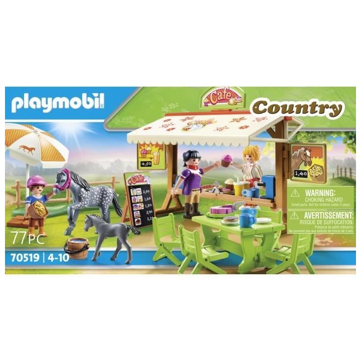 PLAYMOBIL - 70519 - Café du poney club