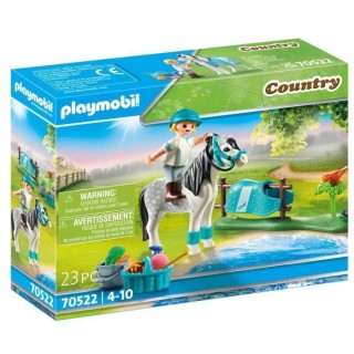 PLAYMOBIL - 70522 - Cavaliere avec poney gris