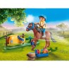 PLAYMOBIL - 70523 - Cavalier avec poney brun