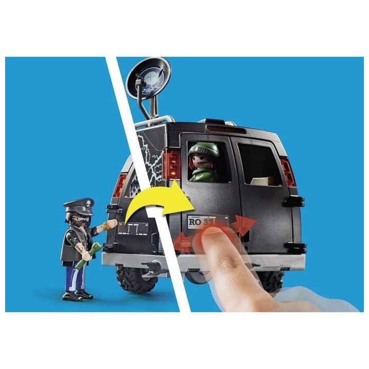 PLAYMOBIL - 70575 - Police Camion de bandits et policier