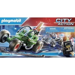 PLAYMOBIL - 70577 - Police Karts de policier et bandit