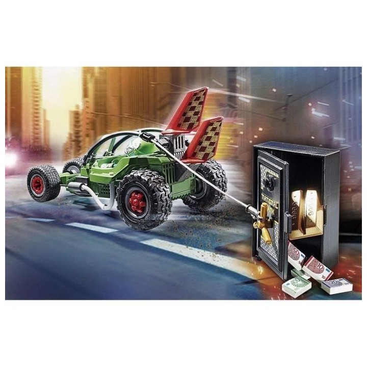 PLAYMOBIL - 70577 - Police Karts de policier et bandit